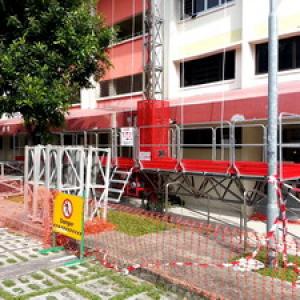 Mast Climbing Platform SCP200/12D in South America